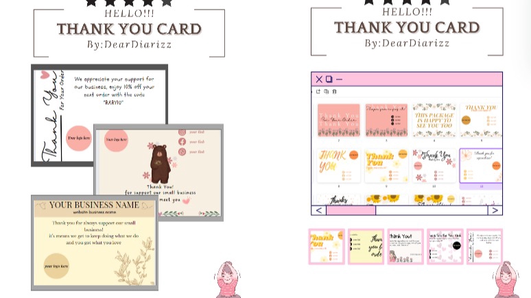 Jasa Buat Kartu Ucapan dan Video Ucapan - BUSINESS THANK YOU CARD