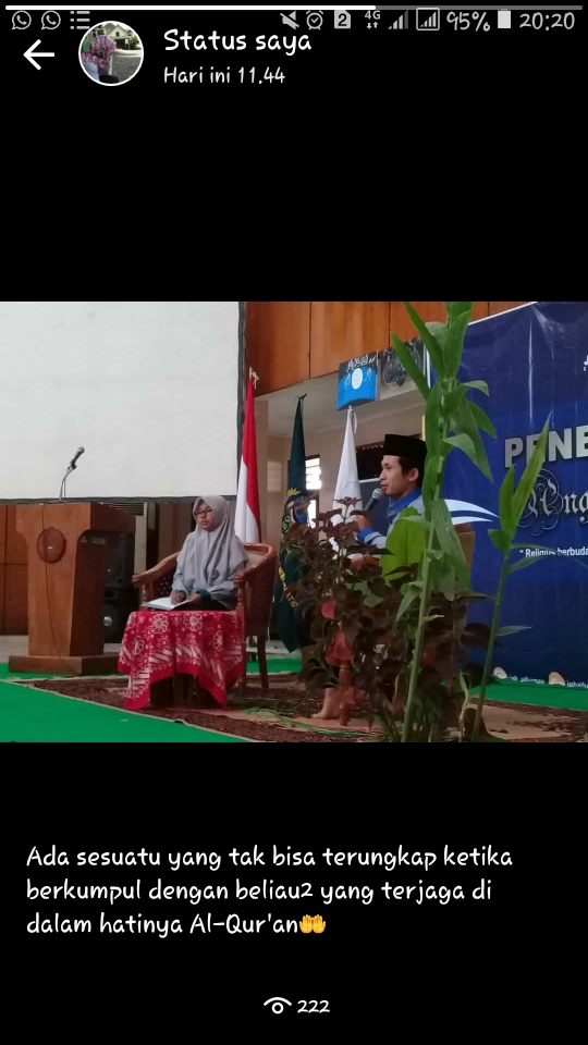 caption ig lucu tentang kebersamaan dengan orang yang disayang dan menjaga hati dengan Al Quran