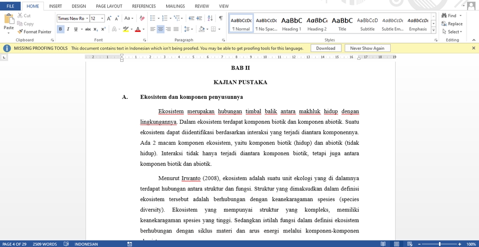 Pengetikan Umum - Jasa Pengetikan/Editing Dokumen dengan Cepat dan Teliti - 2