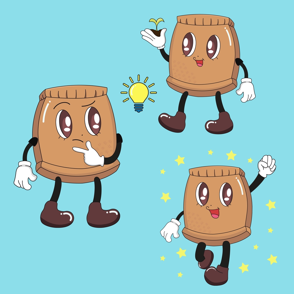 Desain Karakter - Desain ilustrasi karakter kartun dan maskot yang simple dan lucu - 12