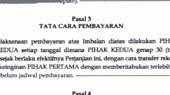 Hukum - Penyusunan Kontrak / Perjanjian / MoU - 6