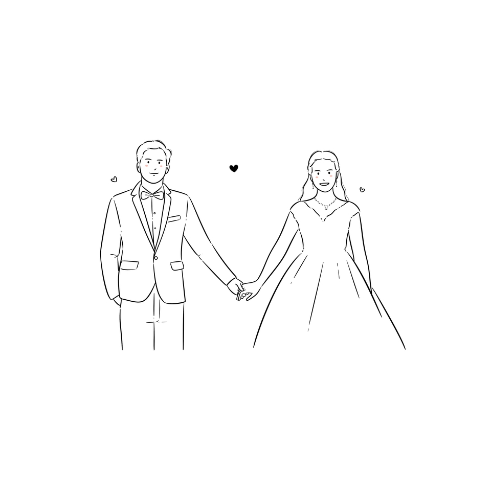 วาดภาพลายเส้น - รับวาดภาพลายเส้น สไตล์มินิมอล - 17