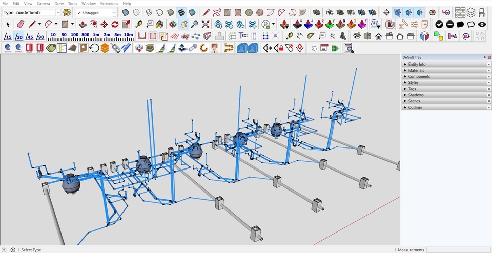 เขียนแบบวิศวกรรมและออกแบบโครงสร้าง - 3D แบบโครงสร้างและแบบสถาปัตย์สำหรับงานก่อสร้าง - 4