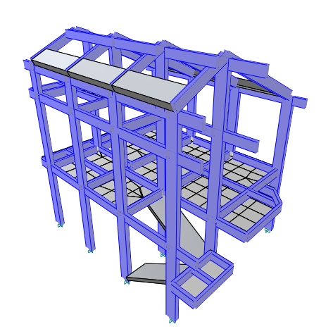 CAD Drawing - Jasa Analisis Struktur PBG Rumah Tinggal | Ruko | Kantor | Bangunan >2 Lantai - 3