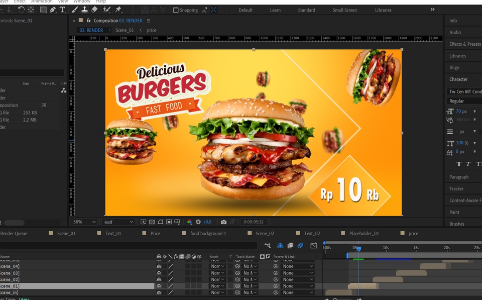 Motion Graphics - Membuat Video Promosi / Ads / Iklan - 11