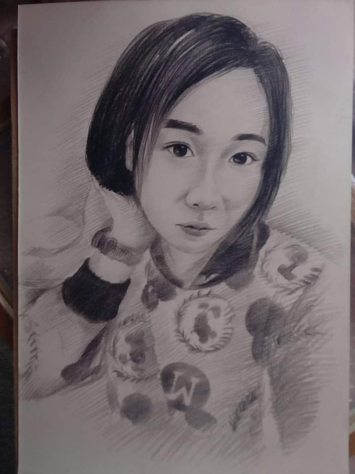 วาดภาพเหมือน Portrait - งานวาดด้วยมือ ดินสอ ภาพเหมือน - 4