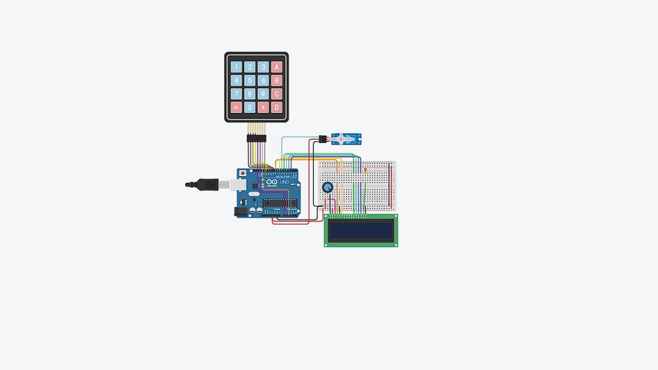 อื่นๆ - "Arduino Servo Control พร้อม Keypad และ LCD: ฮาร์ดแวร์จริง + การจำลอง" - 1