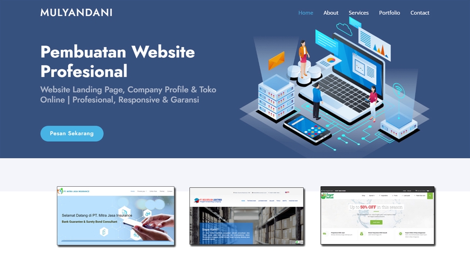 Web Development - Jasa pembuatan Web company profile - 1