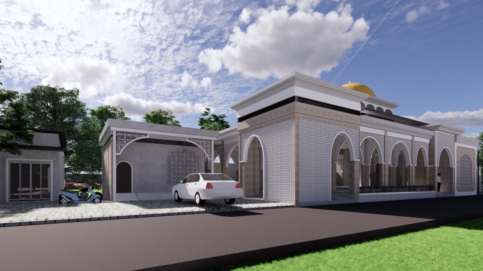 3D & Perspektif - Desain 3D Modeling Bangunan - 1