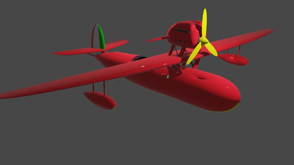 รับปั้นโมเดล3Dเครื่องบิน แบบจำลอง3มิติ 3Dโมเดล