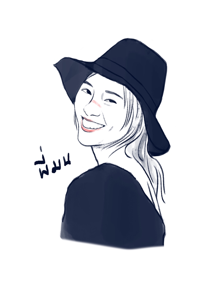 วาดภาพเหมือน Portrait - งานภาพ Portrait โดดเด่นด้านการใช้สีและดูเรียบง่ายในราคาประหยัด - 3