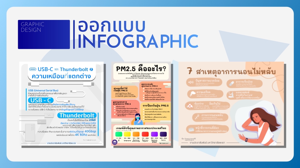 Infographics - ออกแบบ Infographic  - 1