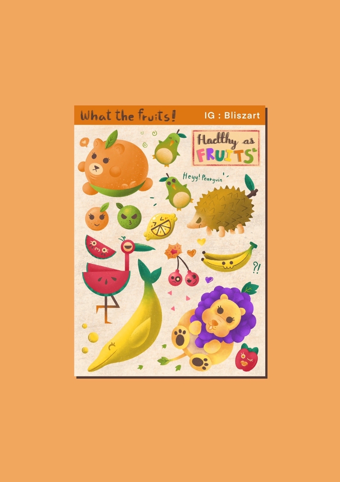 ออกแบบสติ๊กเกอร์ - ออกแบบ Sticker Dicut - 5
