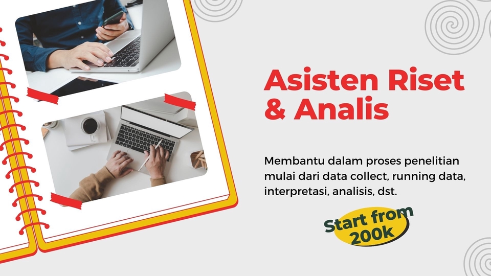 Jasa Lainnya di Konsultasi - Asisten Peneliti & Analis