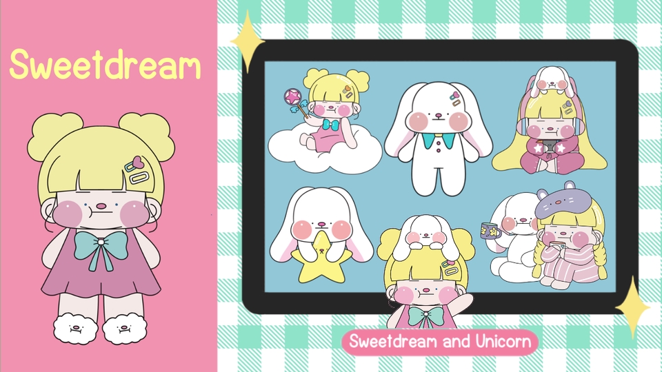 ออกแบบ LINE Sticker - Stickers Line : ออกแบบสติ๊กเกอร์ไลน์ ตัวการ์ตูนน่ารัก อ้วนกลมแก้มยุ้ย - 5