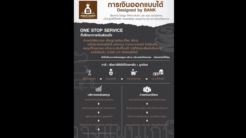 ที่ปรึกษาการเงินส่วนบุคคล วางแผนการเงิน วางแผนการลงทุน วางแผนชีวิตหลังเกษียณ