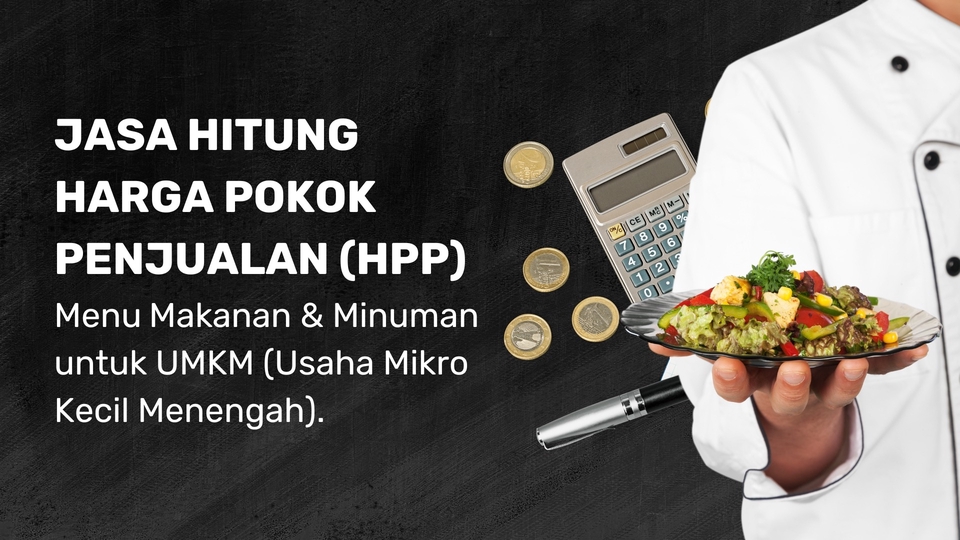 Akuntansi dan Keuangan - Jasa Hitung HPP (Harga Pokok Penjualan) Menu Makanan & Minuman untuk UMKM - 1