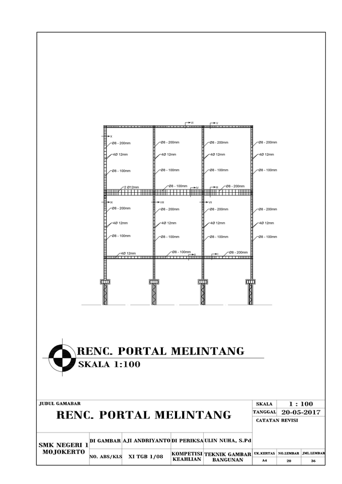 CAD Drawing - Jasa Drafter Gambar Kerja 2D AutoCAD 3 hari jadi - 16