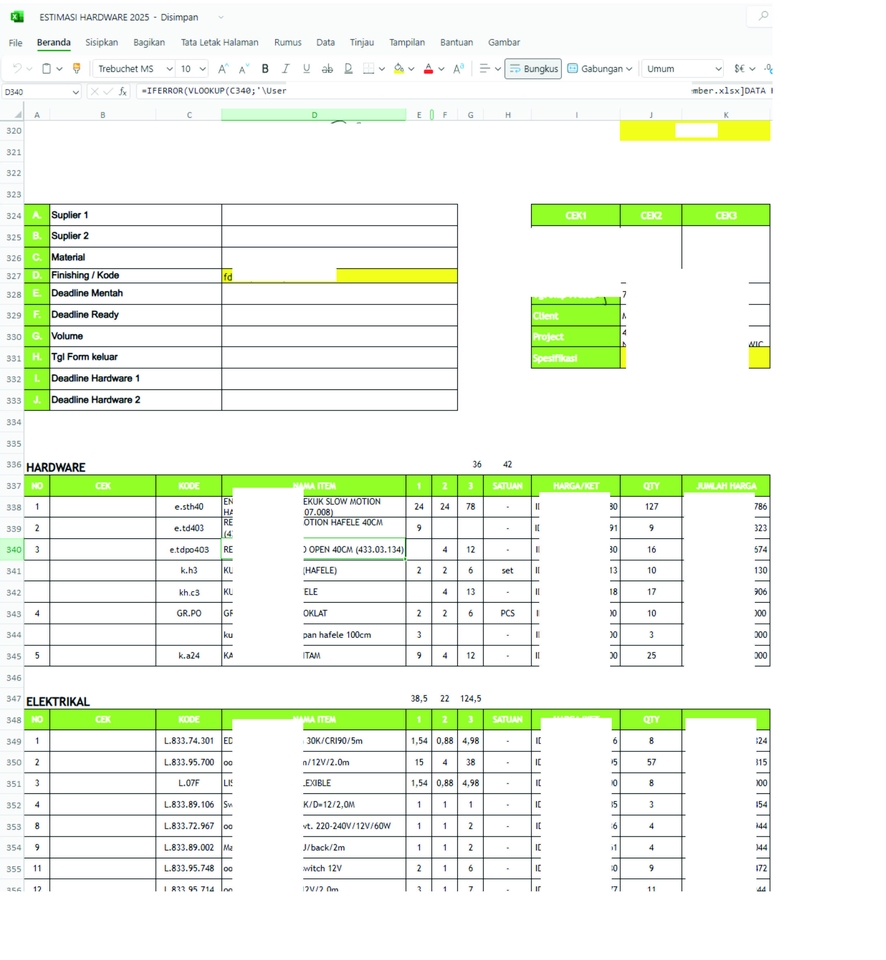 Jasa input data excel untuk pengumpulan data dan entri data online.