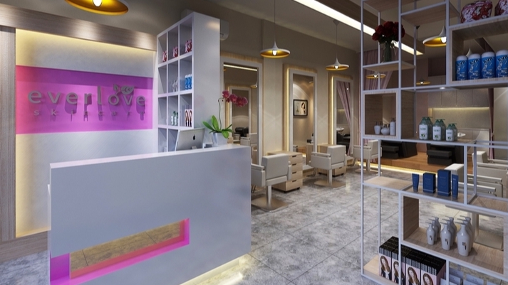 3D & Perspektif - JASA DESAIN INTERIOR SALON SKINCARE, HAIRCUT, BARBER CUT, BEAUTY SHOP, SPA - 1