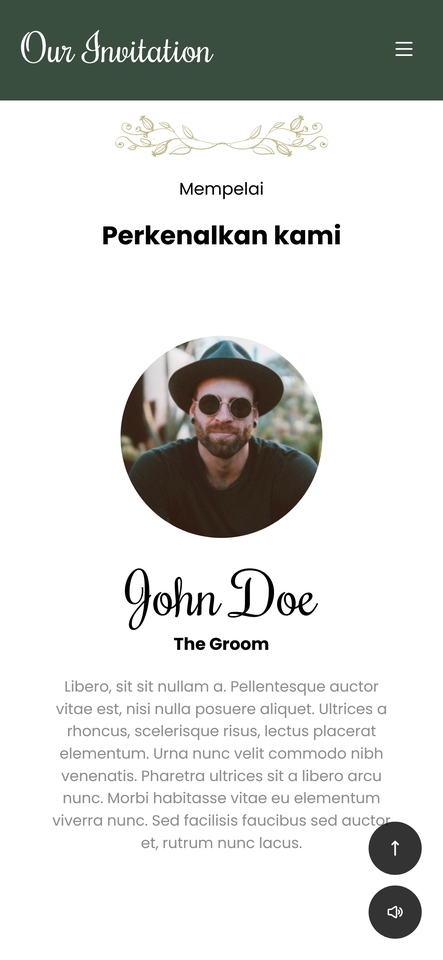 Kartu Ucapan & Video - Desain Undangan Nikah Online - 8