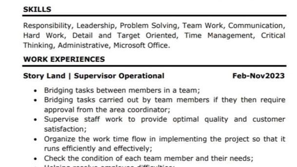 Jasa pembuatan cv unik dan profesional dengan desain menarik untuk melamar pekerjaan