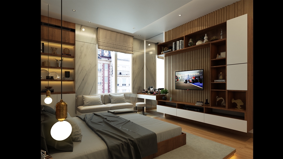 3D & Perspektif - 3D Rendering Realistik Interior & Exterior - 1