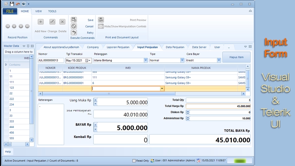 Web Development - Software Development with C# or VB.NET, ASP.NET MVC, SQL, Telerik UI & Report, etc. - 10