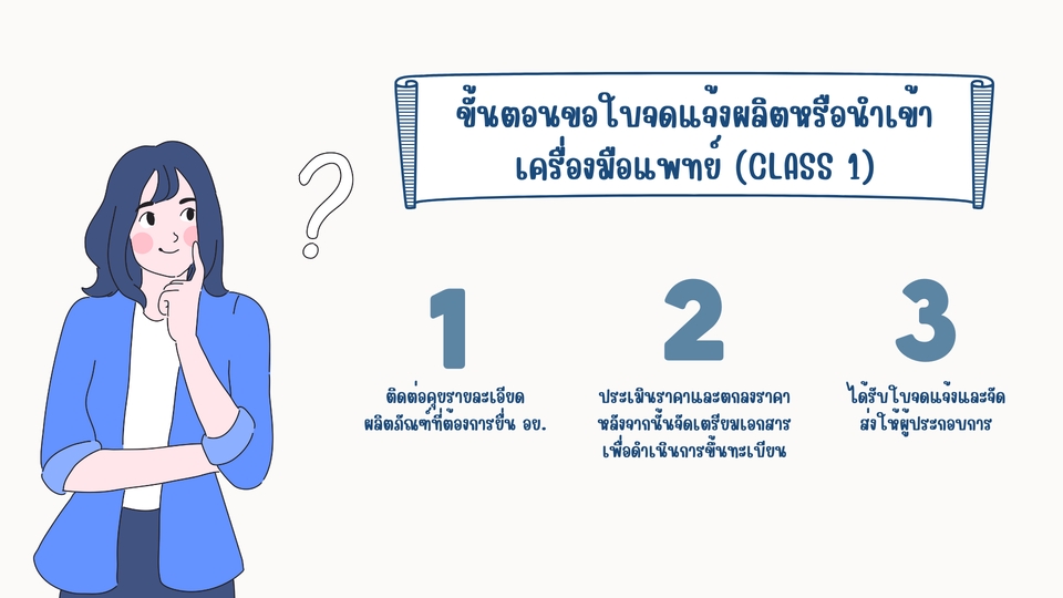 จดทะเบียนการค้าบริษัท - บริการรับจด อย. ยื่นจดทะเบียนสถานประกอบการ ผลิต/นำเข้าในกลุ่มสินค้าเครื่องมือแพทย์ - 4