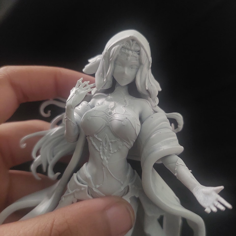 รับทำโมเดล 3d สินค้า ตัวละครหญิง สวยงาม 3 มิติ