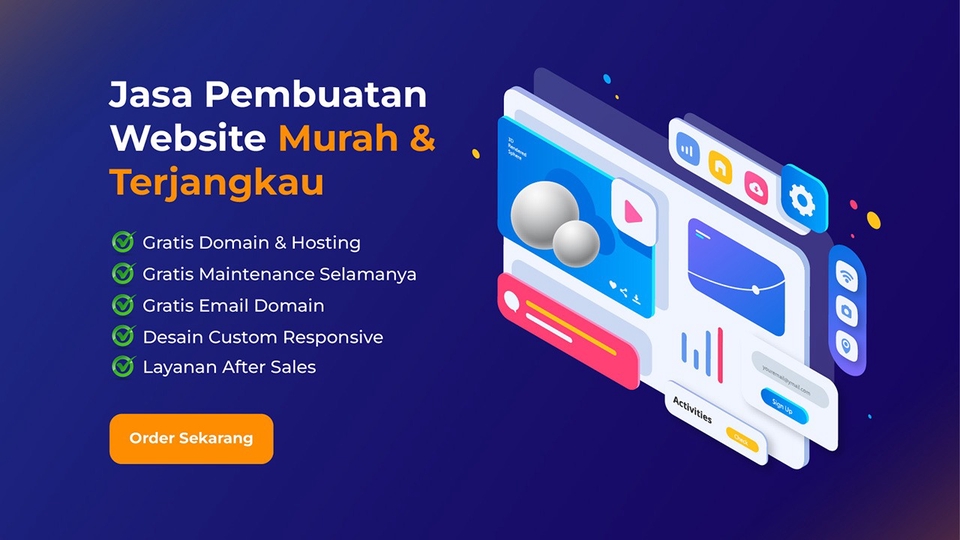 Web Development - Jasa Pembuatan Website Murah & Terjangkau | Gratis Maintenance Selamanya - 1