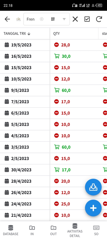 Entri Data - Pengolahan data Excel,spreed sheet ,export csv ke Excel. - 6