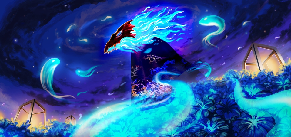 รับวาดภาพประกอบแฟนตาซี ดิจิตอลเพ้นท์