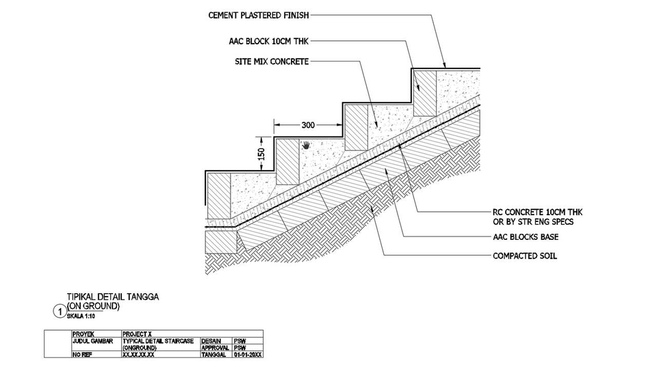 CAD Drawing - Gambar Drafting CAD Untuk Landscape - 4