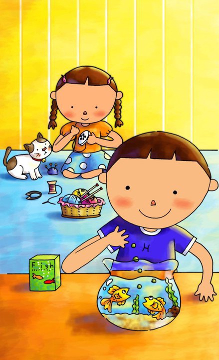 วาดภาพประกอบ - เขียนเรื่อง วาดภาพประกอบ ออกแบบปก จัดรูปเล่ม หนังสือสำหรับเด็ก - 21