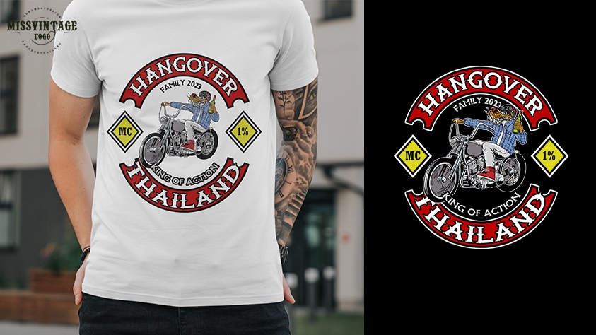 รับออกแบบโลโก้ สไตล์มินิมอล เกี่ยวกับมอเตอร์ไซค์ และการท่องเที่ยวในประเทศไทย