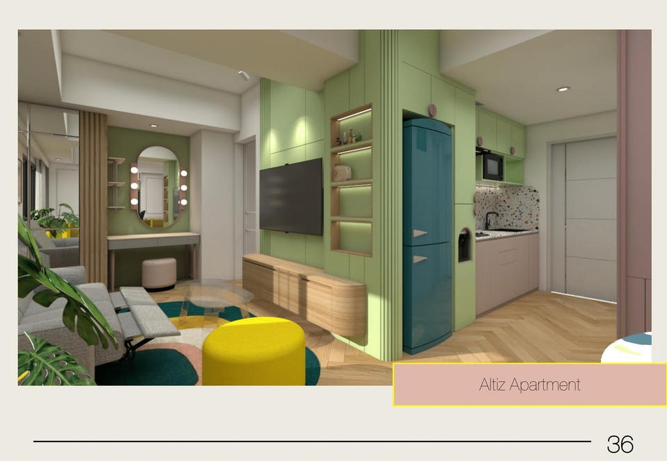 3D & Perspektif - 3D Render Interior Sketchup Vray. - 4