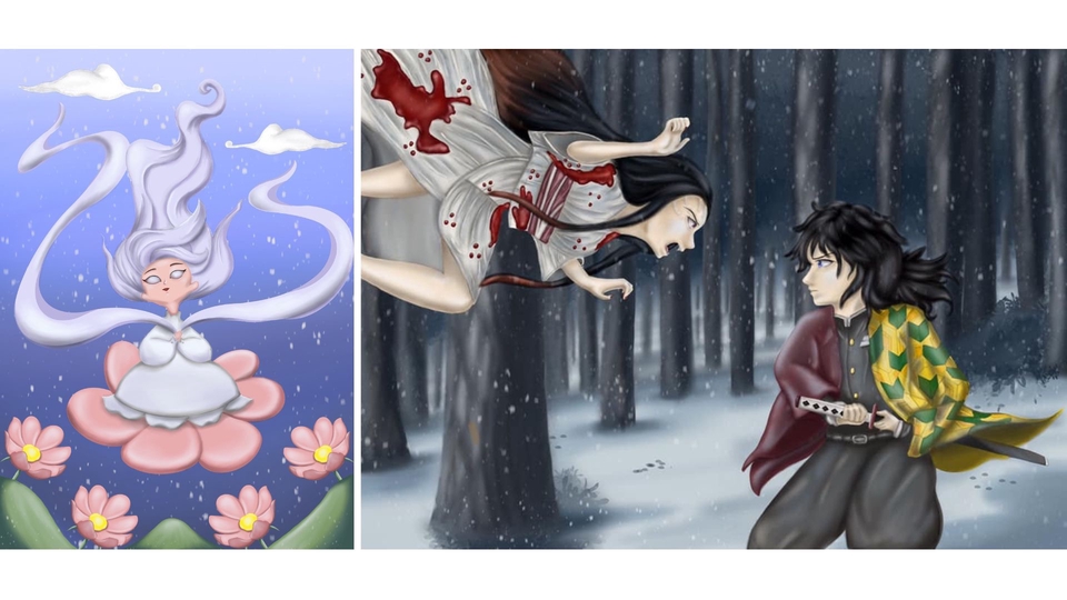 วาดภาพประกอบ - รับวาดภาพประกอบ Digital painting - 1