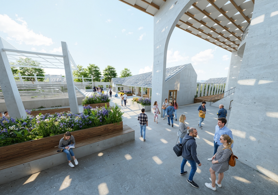 Jasa Desain Arsitektur 3D: Render Eksterior Bangunan Modern