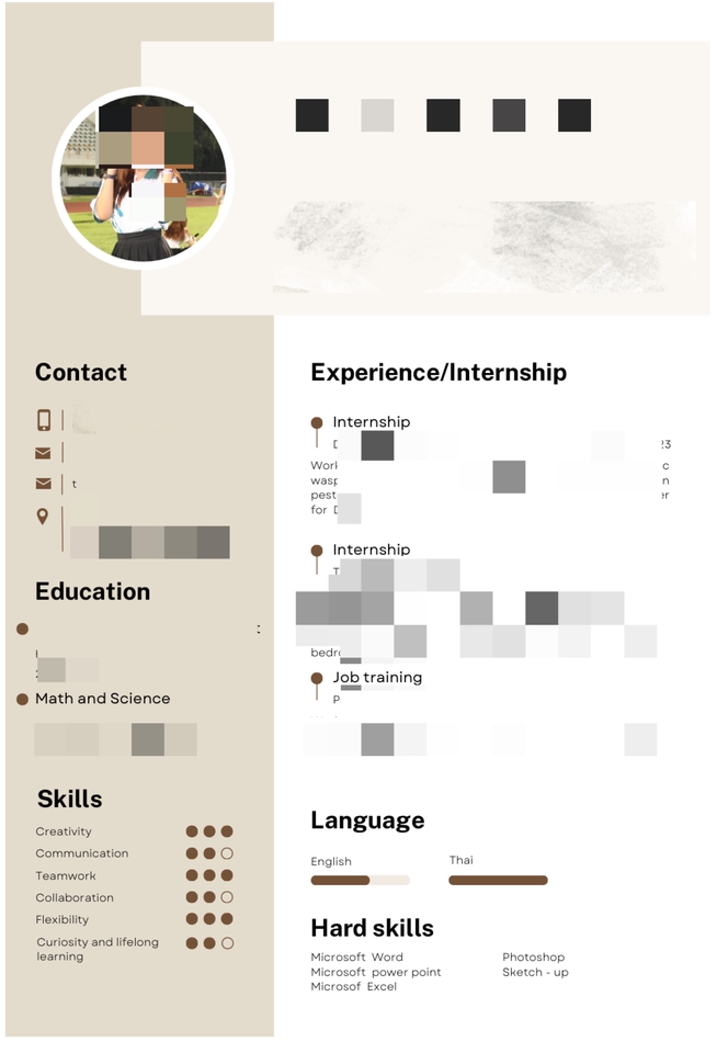Portfolio & Resume - Resume - 4