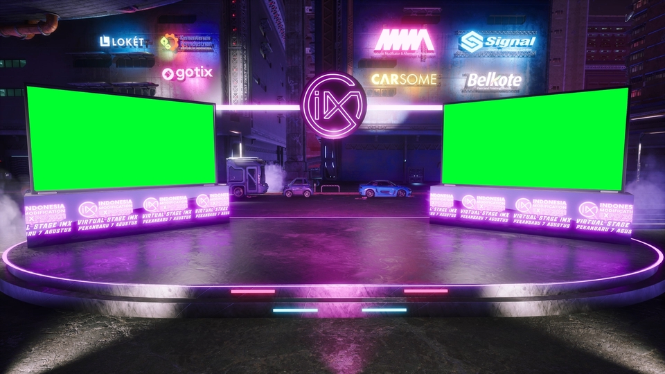 3D & Animasi - Membuat Video atau Gambar 3D Virtual Stage - 5