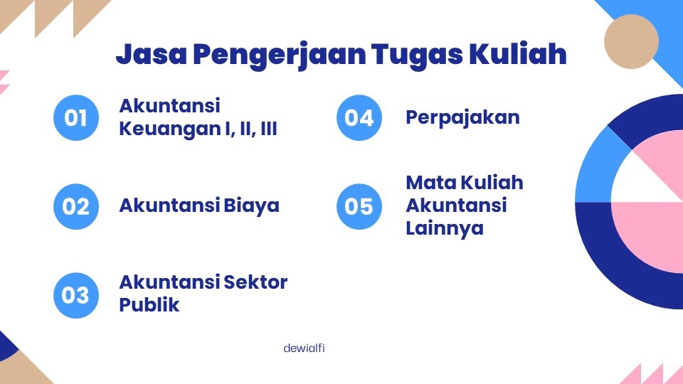 Akuntansi dan Keuangan - Tercepat dan Terhemat! Jasa Pengerjaan Tugas Kuliah Akuntansi Keuangan, Akuntansi Biaya, Perpajakan. - 1