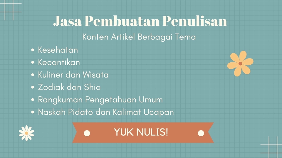 Penulisan Konten - Konten Lifestyle, Contoh Pidato, Ramalan Shio dan Zodiak - 1