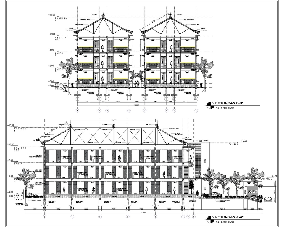 CAD Drawing - Gambar CAD 2D - 3