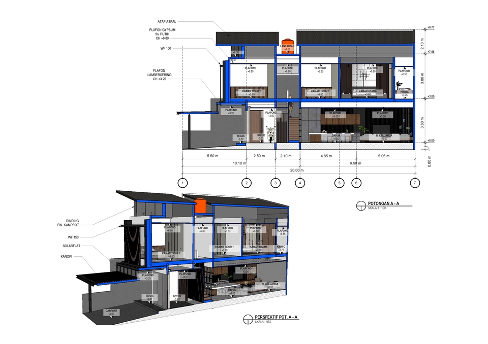 CAD Drawing - Desain Rumah impian - 8