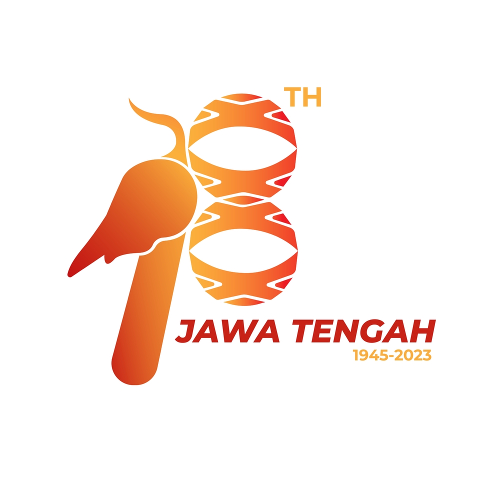 Desain logo 80 tahun Jawa Tengah, logo peringatan, logo ulang tahun, jasa desain logo, buat logo, logo keren, design logo online, desain logo perusahaan