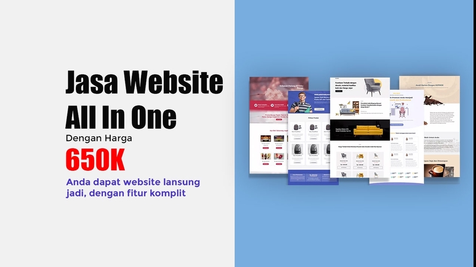 Web Development - Jasa Website Murah Meriah - Wordpress & Elementor - 1