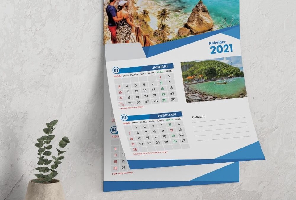 Digital Printing - Sticker/ Label Makanan / Hangtag / Kalender - 5