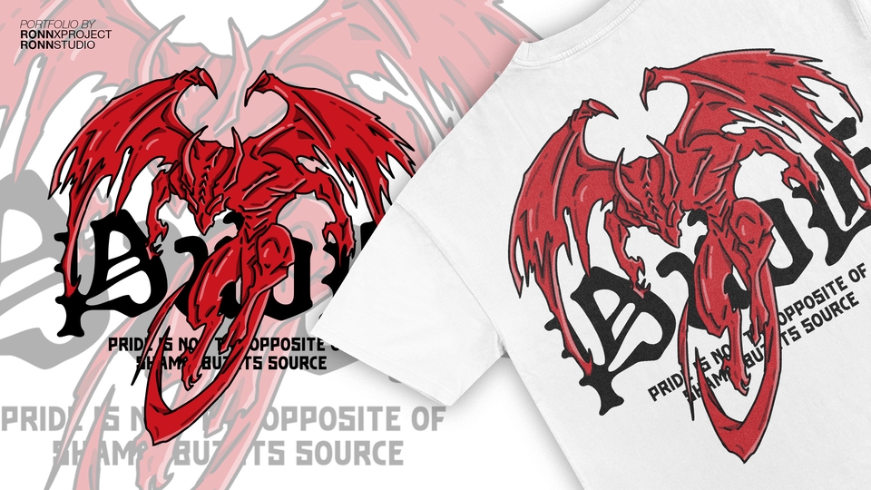 Desain Kaos & Motif - DESAIN KAOS STREETWEAR UNTUK KEBUTUHAN CLOTHING BRAND - 6