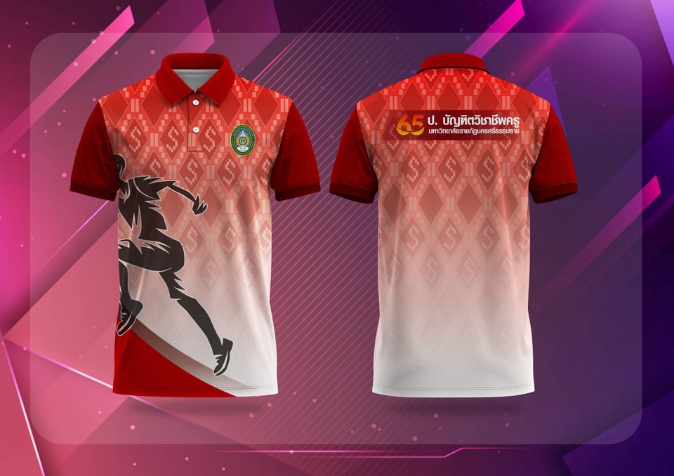 วาด/ออกแบบแพทเทิร์นเสื้อผ้า - Craft you think รับออกเเบบลายเสื้อ เสื้อมหาลัย เสื้อคณะ เสื้อวิ่ง เสื้อองคืกร คอปก คอกลม - 16